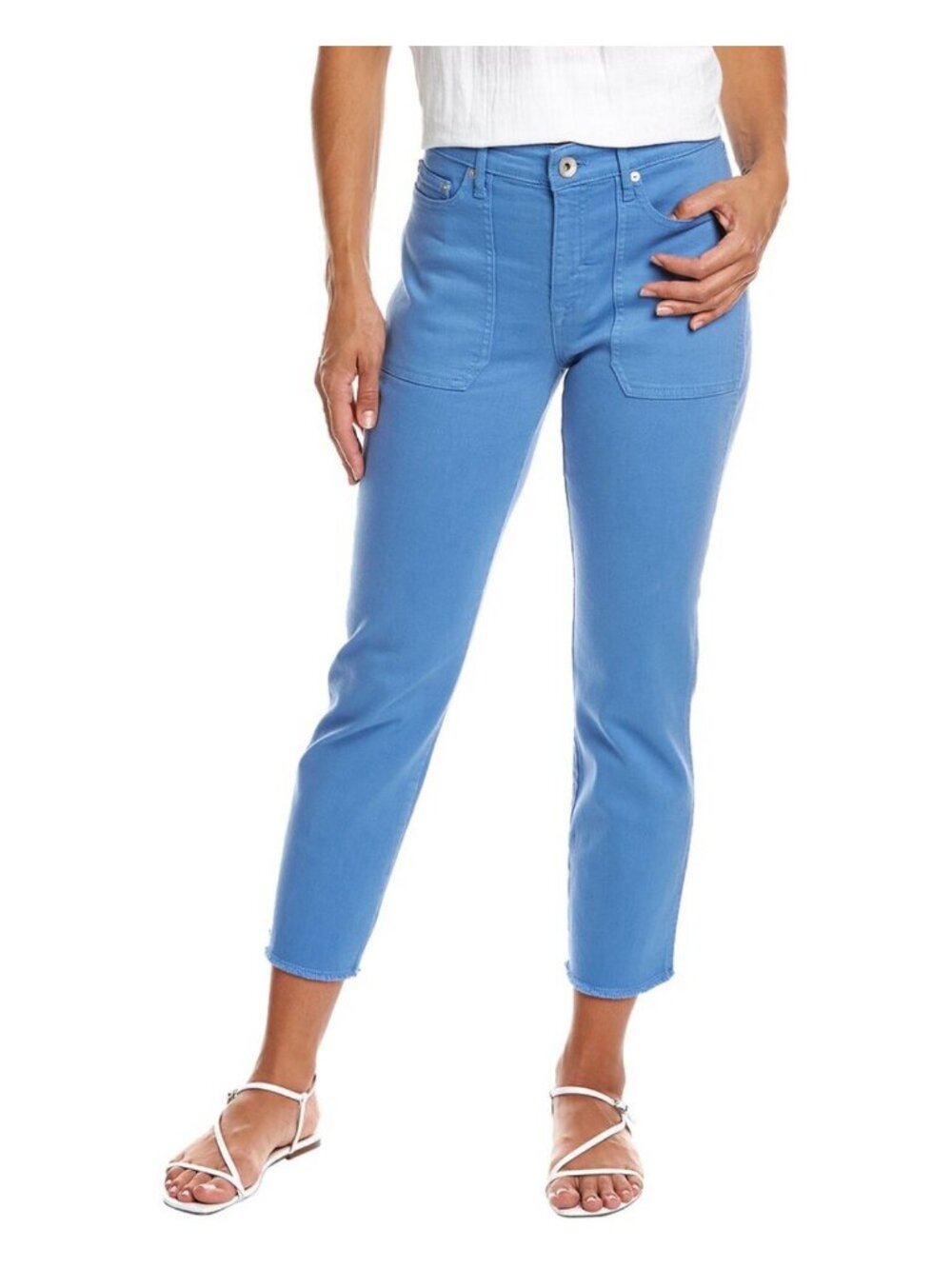 Vineyard Vines Women’s Utility Crop Jeans Size 29 High Rise Straight Leg